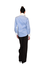 Camicia Di cotone a righe con paillettes Z.O.E.