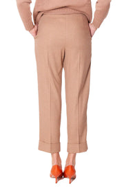 Pantaloni misto lana con pinces HANAMI D'OR