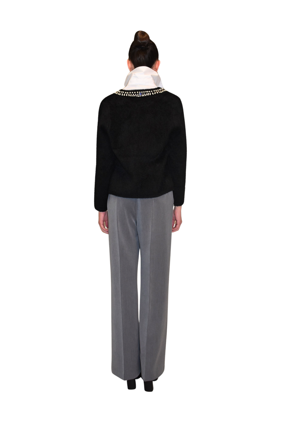 Cardigan con perle e cristalli PAPERLACE