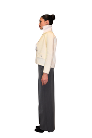 Cardigan con perle e cristalli PAPERLACE