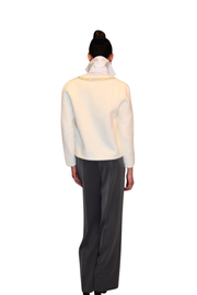 Cardigan con perle e cristalli PAPERLACE