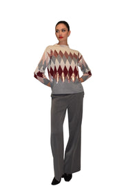 Maglia jacquard con paillettes Z.O.E.