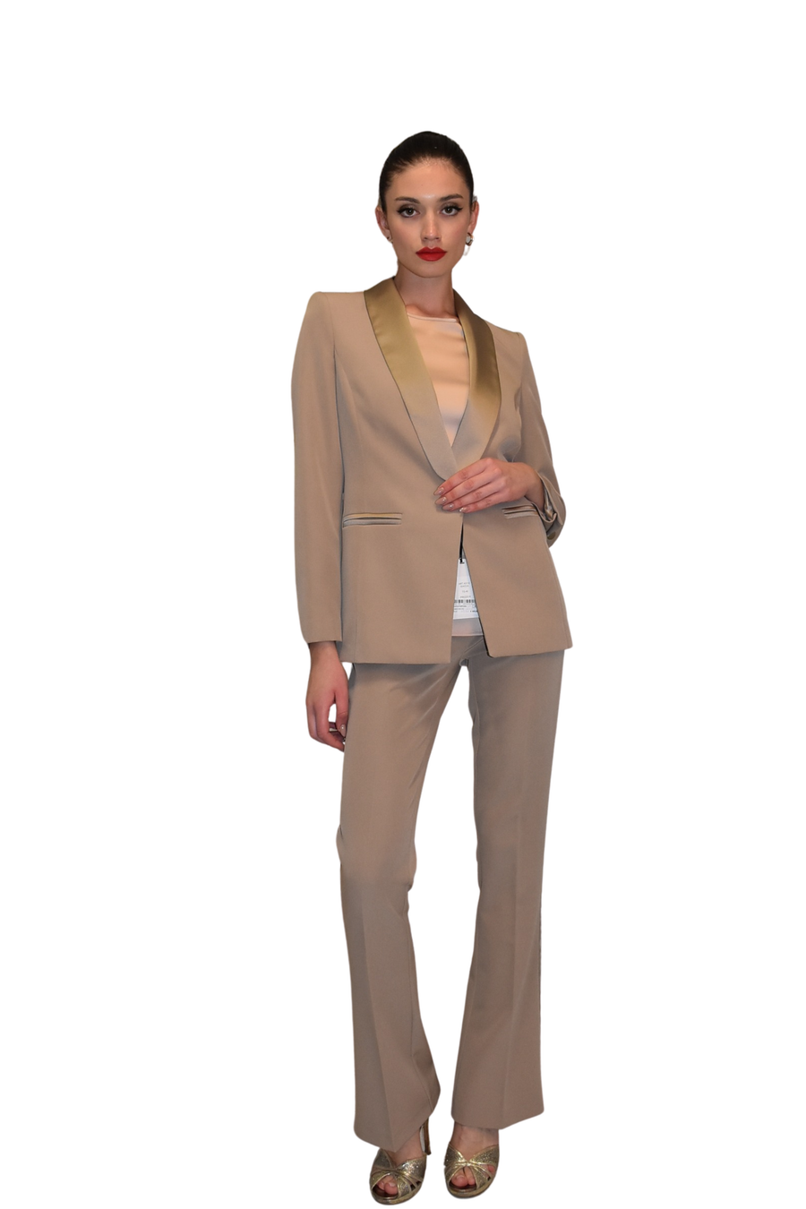 Giacca ad un petto con collo smoking CLO'