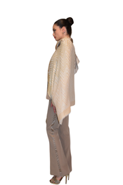 Poncho leggero dal disegno geometrico MISSONI