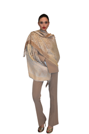 Poncho leggero dal disegno geometrico MISSONI