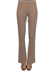 Pantalone a trombetta con bande di raso CLO'