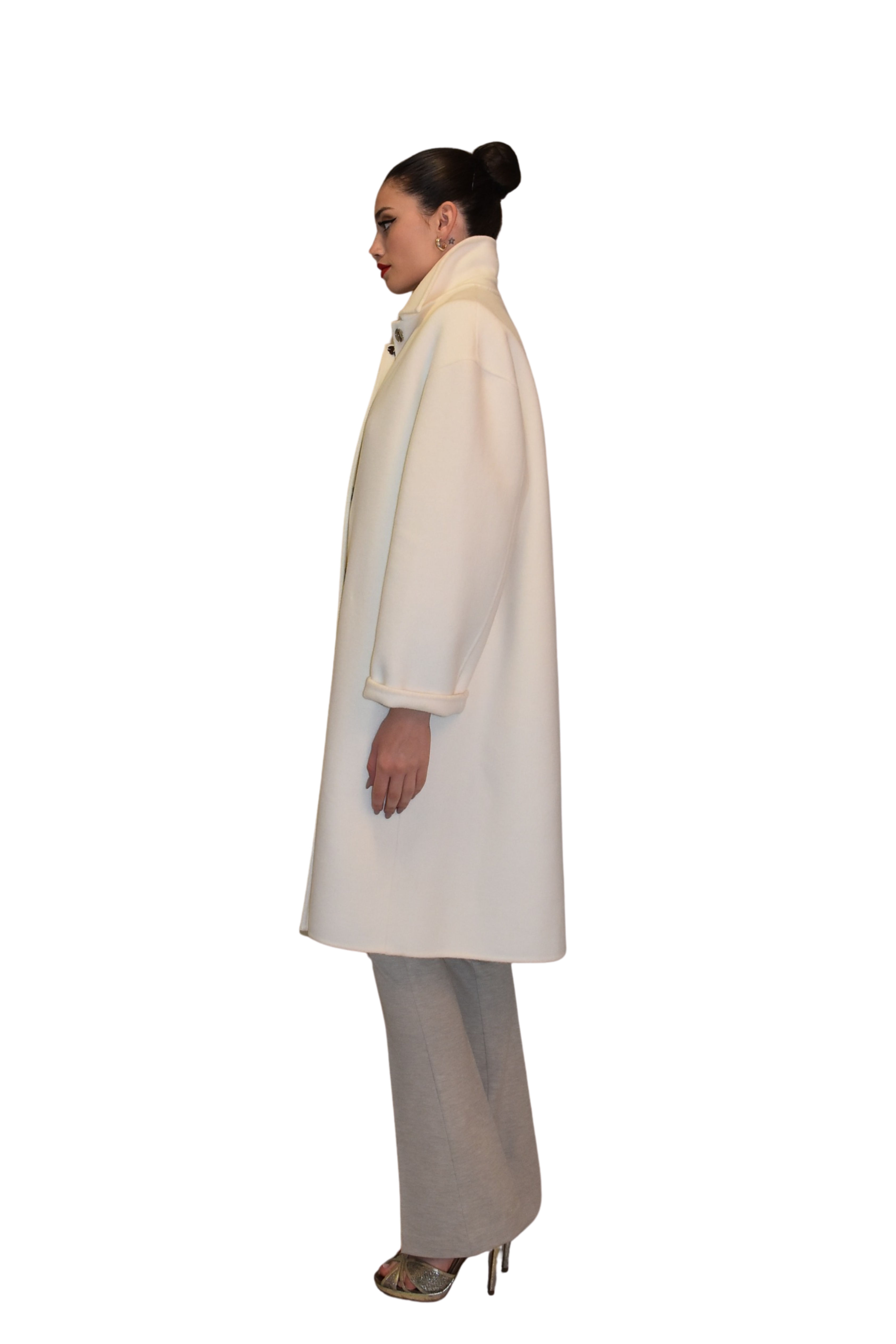 Cappotto in panno di lana GLOX