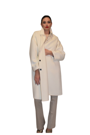 Cappotto in panno di lana GLOX