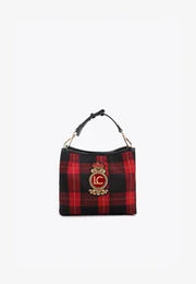 Nuova Collezione Borsa piccola in tessuto tartan LOLA CASADEMUNT