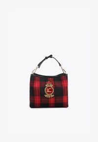 Nuova Collezione Borsa piccola in tessuto tartan LOLA CASADEMUNT
