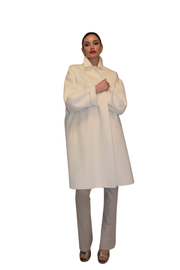 Cappotto in panno di lana GLOX