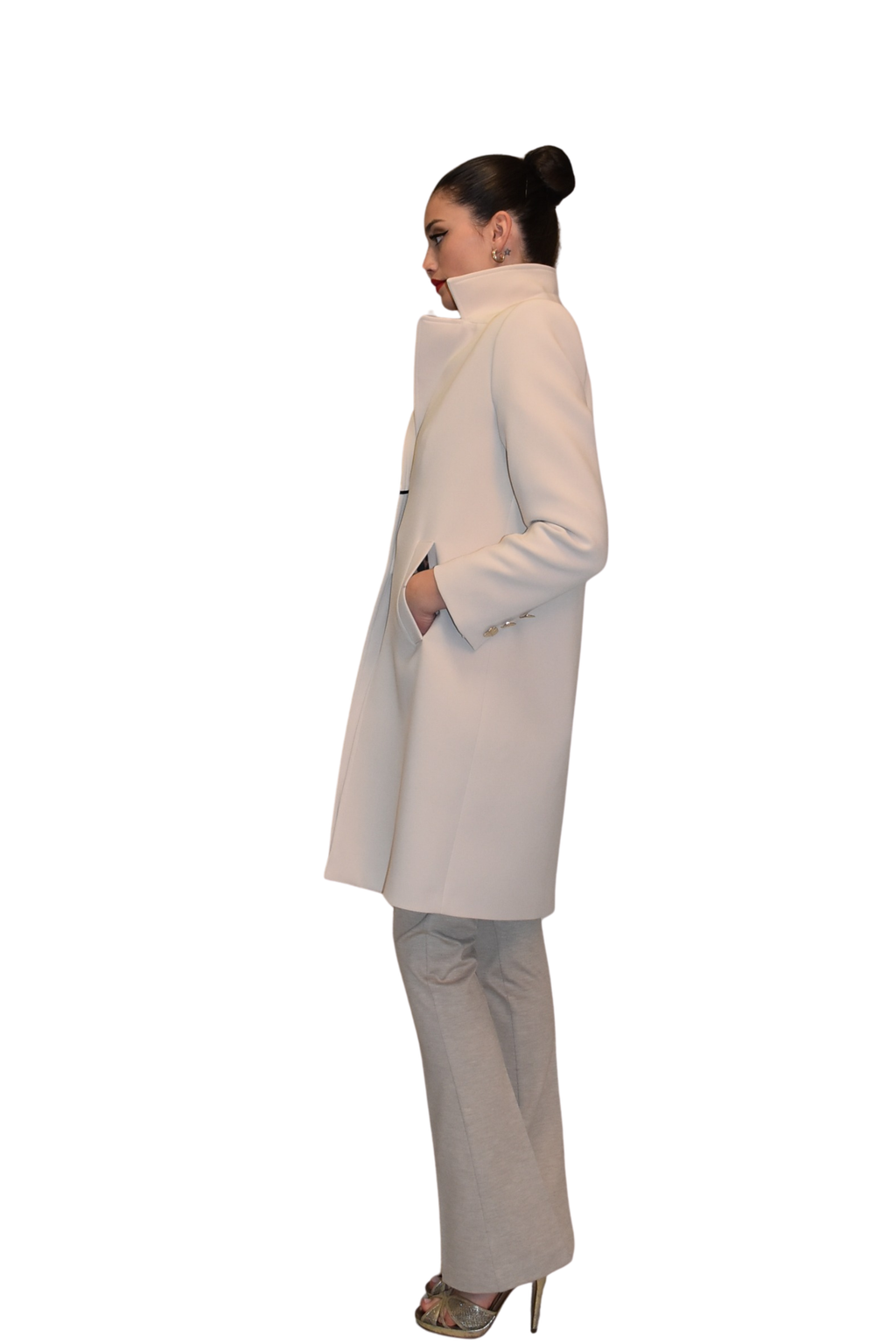 Cappotto over ad un petto CLO'