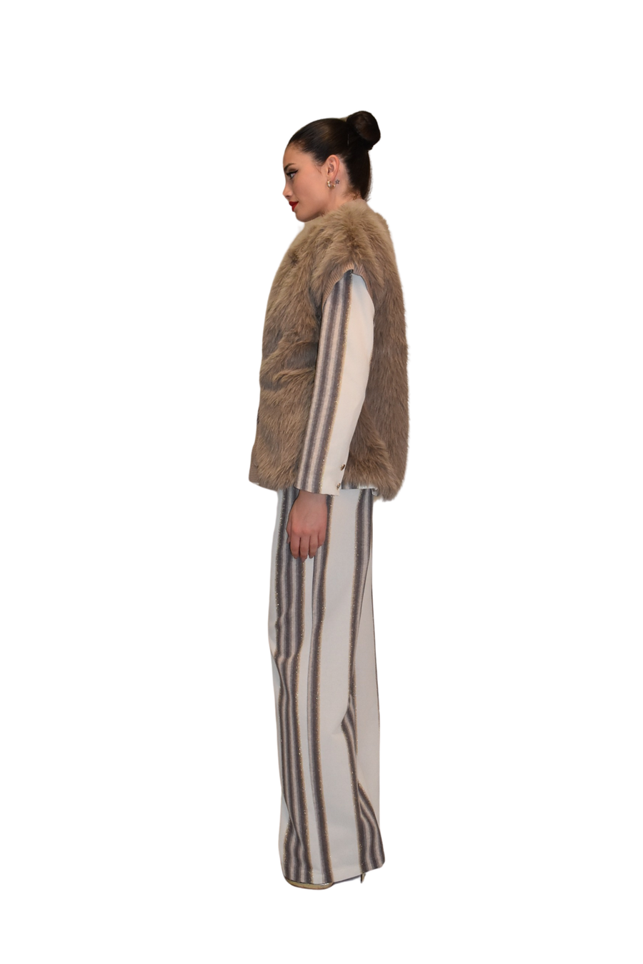 Giacca senza maniche reversibile in finto pelo Z.O.E.