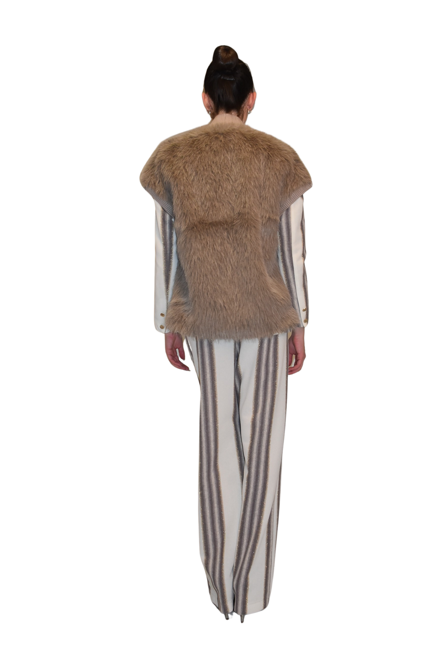 Giacca senza maniche reversibile in finto pelo Z.O.E.