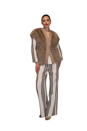 Giacca senza maniche reversibile in finto pelo Z.O.E.