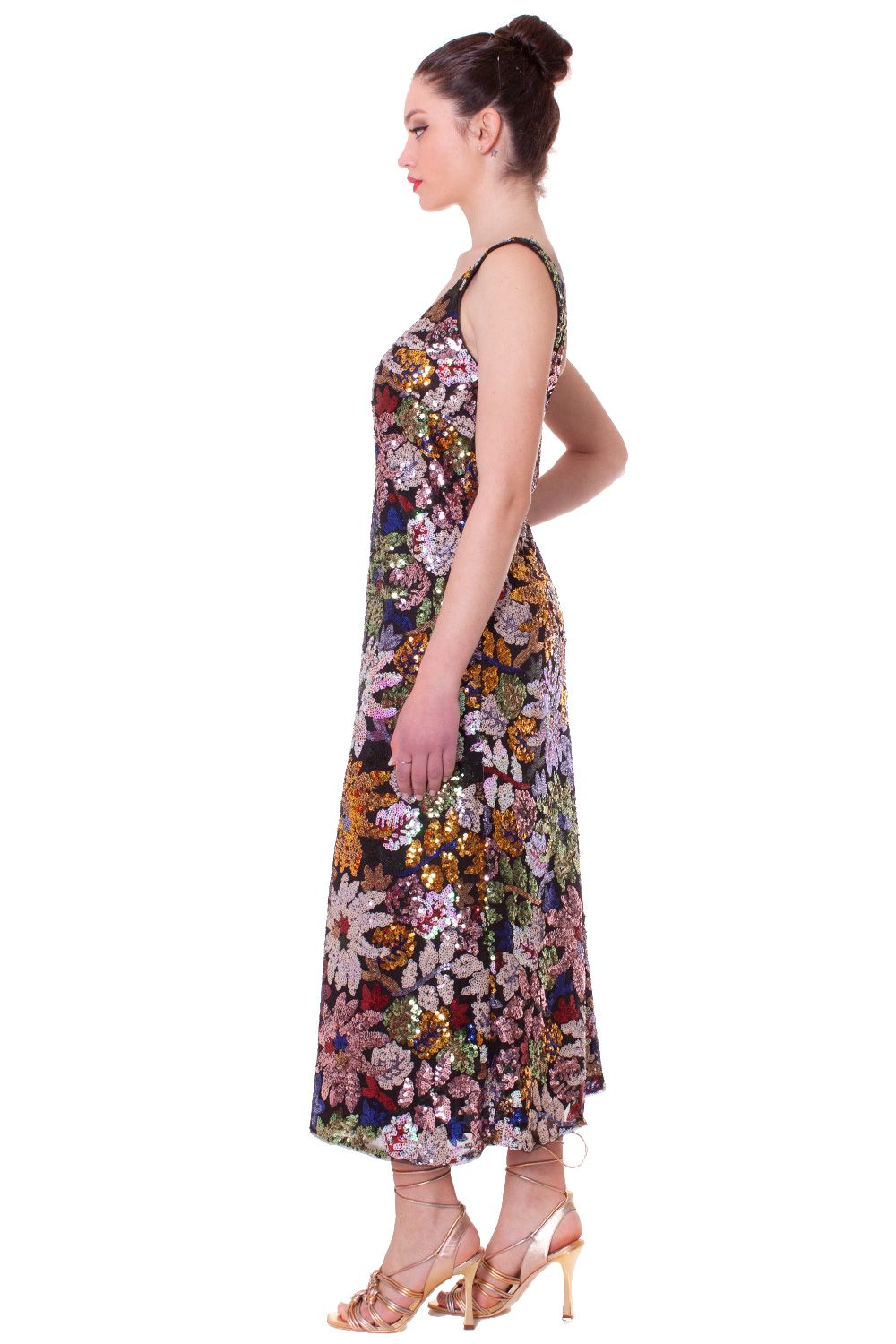 Abito Con Ricami Multicolor TO GAI MATTIOLO