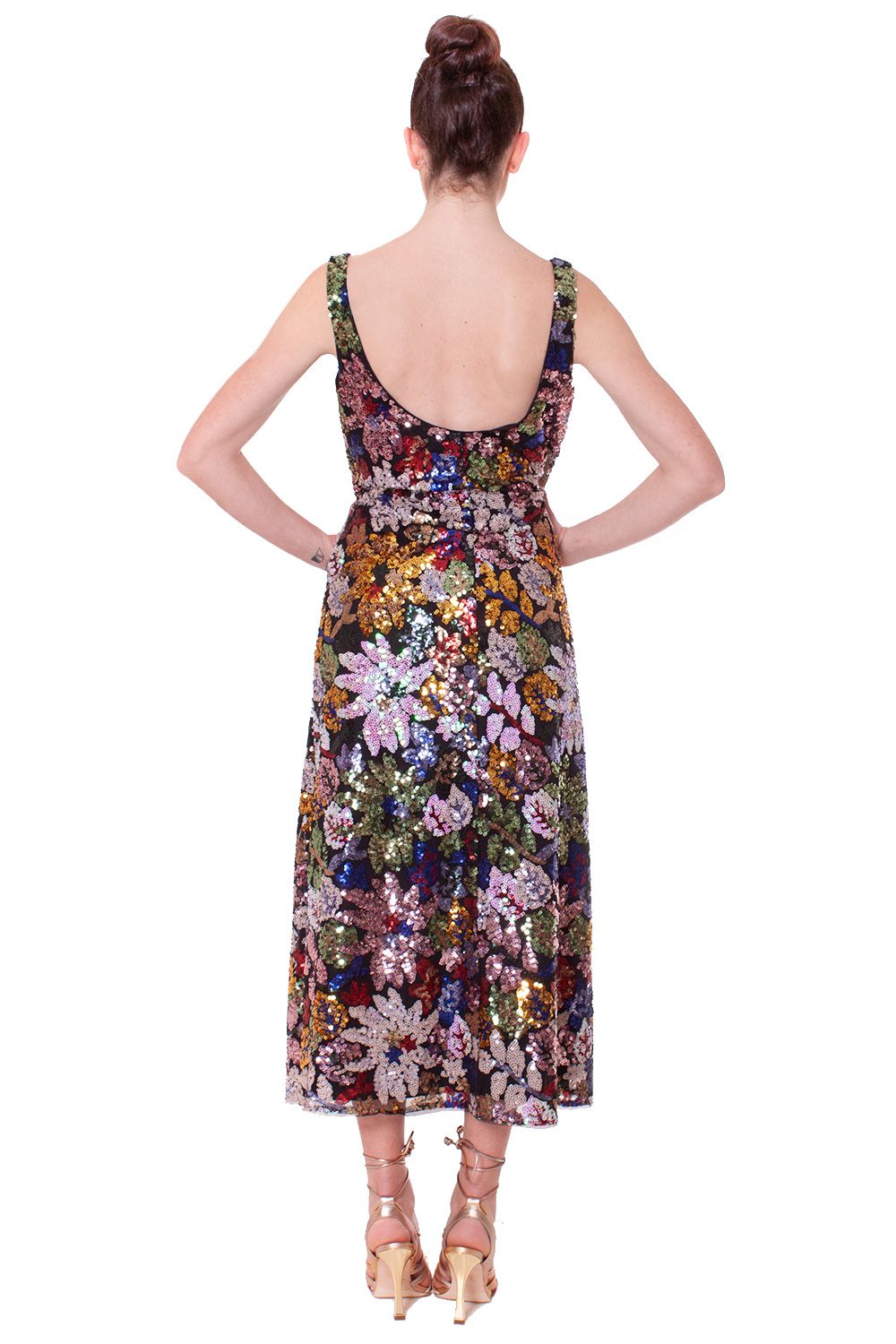 Abito Con Ricami Multicolor TO GAI MATTIOLO