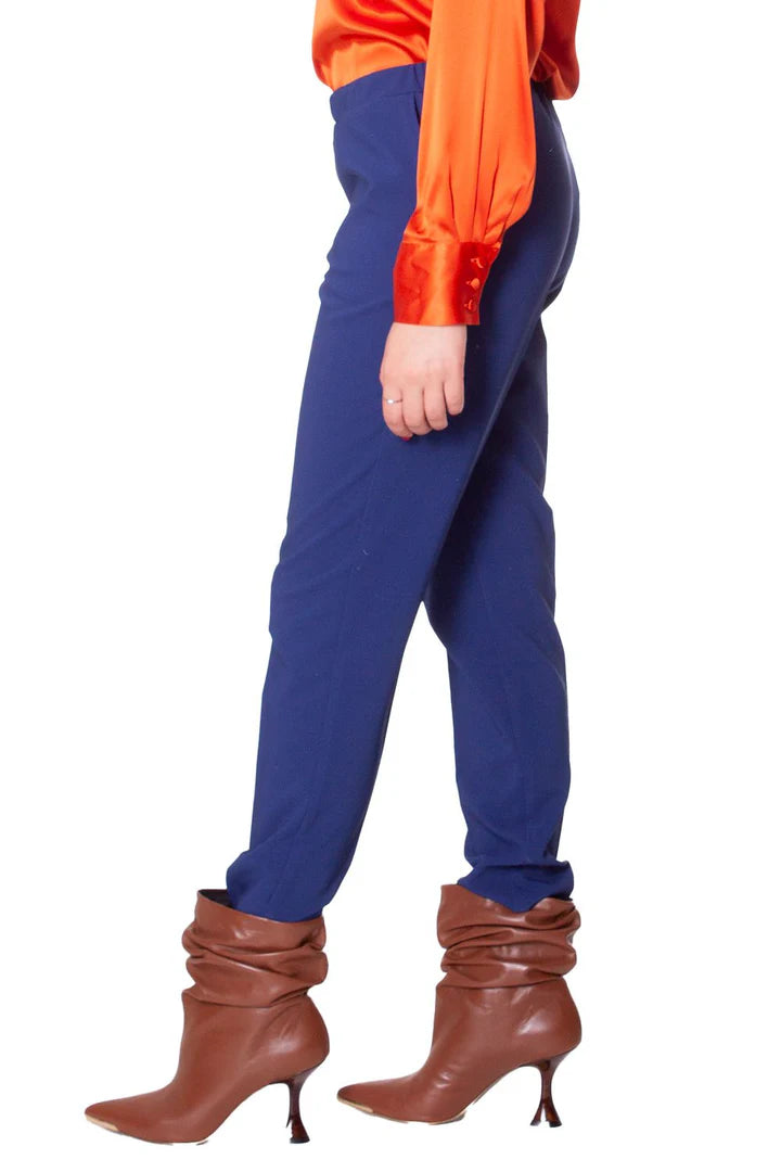 Pantaloni a sigaretta in cady stretch Z.O.E.