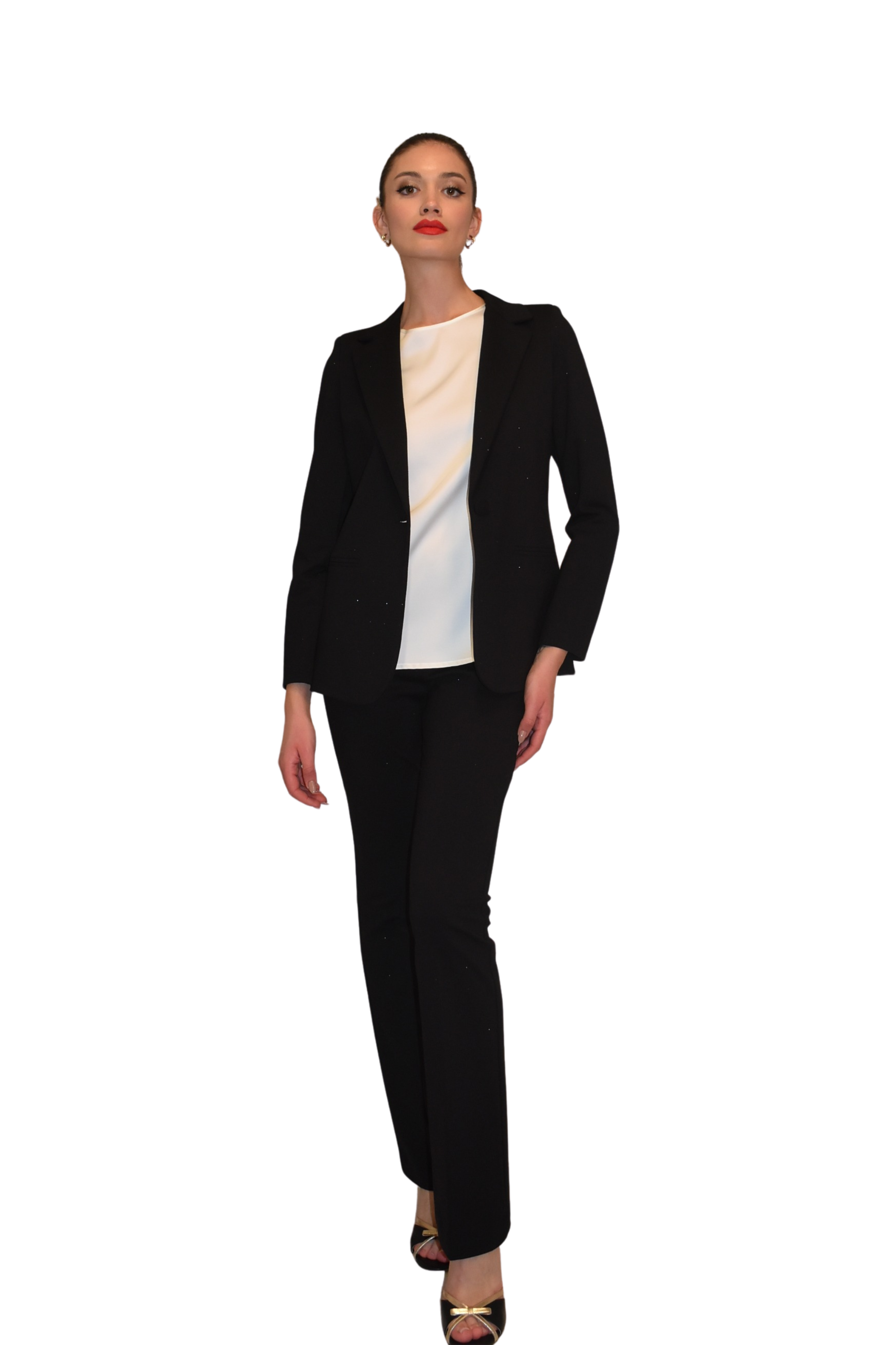 Giacca in tessuto milano con strass LAFTY LIE