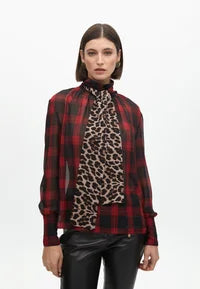 Nuova Collezione Camicia tartan con fiocco LOLA CASADEMUNT