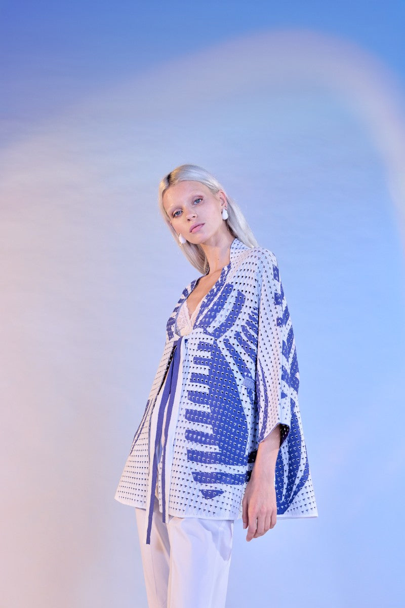 Cardigan over lavorazione traforata Z.O.E.