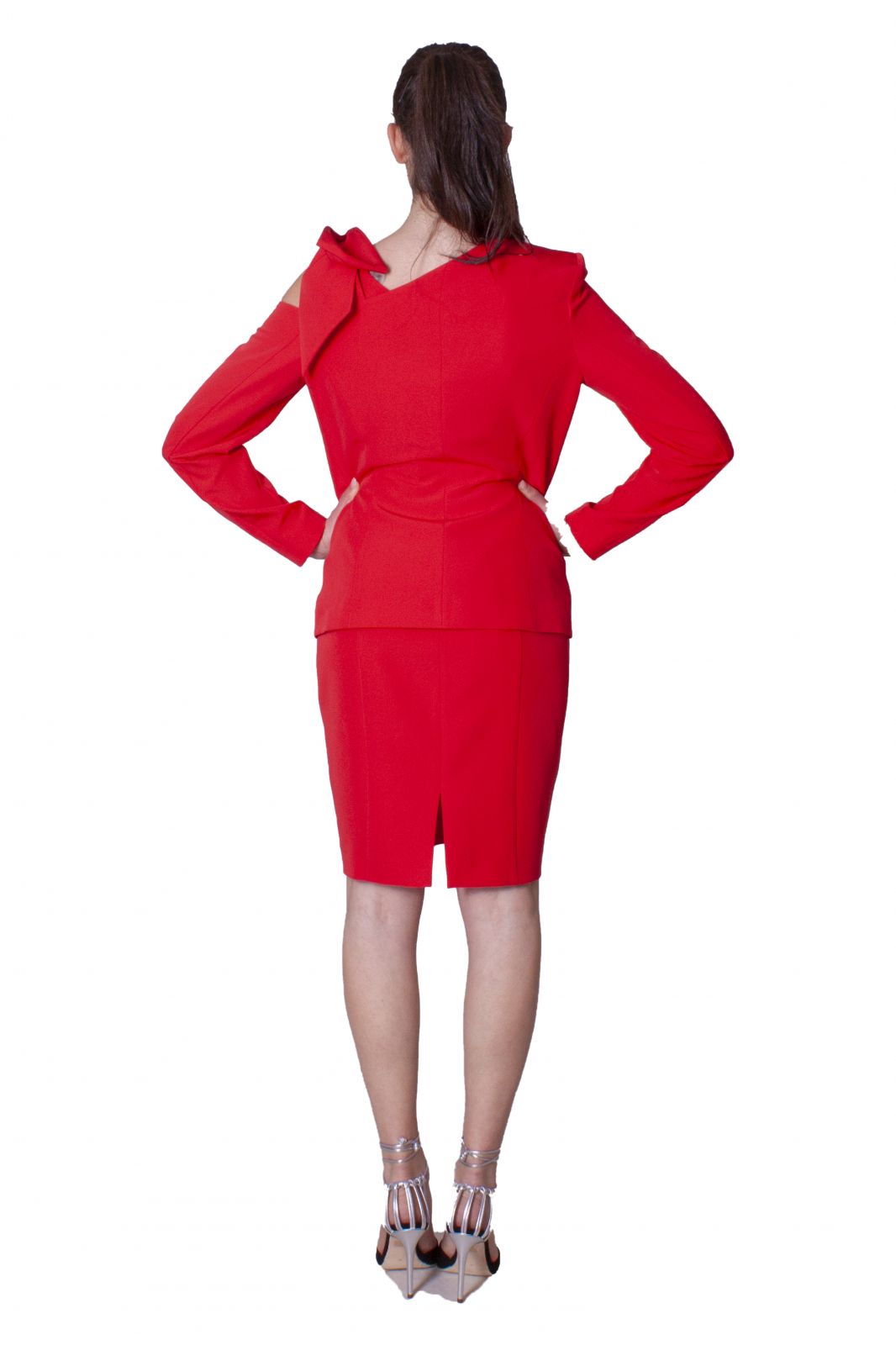 Giacca in cady dettaglio fiocco CLO'