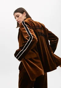 Giacca in velluto con bande a contrasto LOLA CASADEMUNT