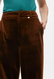 Nuova Collezione Pantaloni larghi in velluto stretch LOLA CASADEMUNT