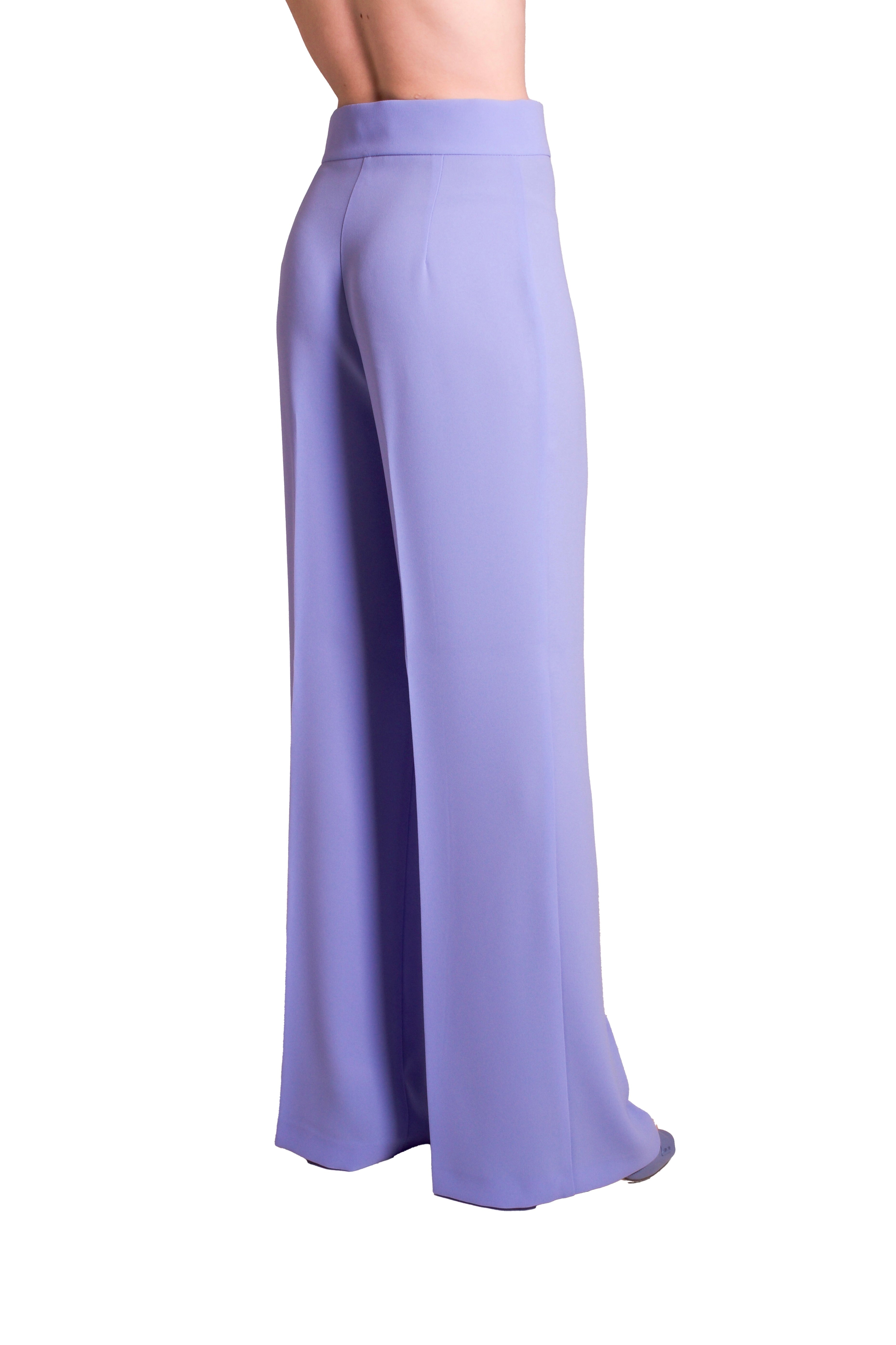 Pantalone palazzo in crepe grezza ALBA CONDE