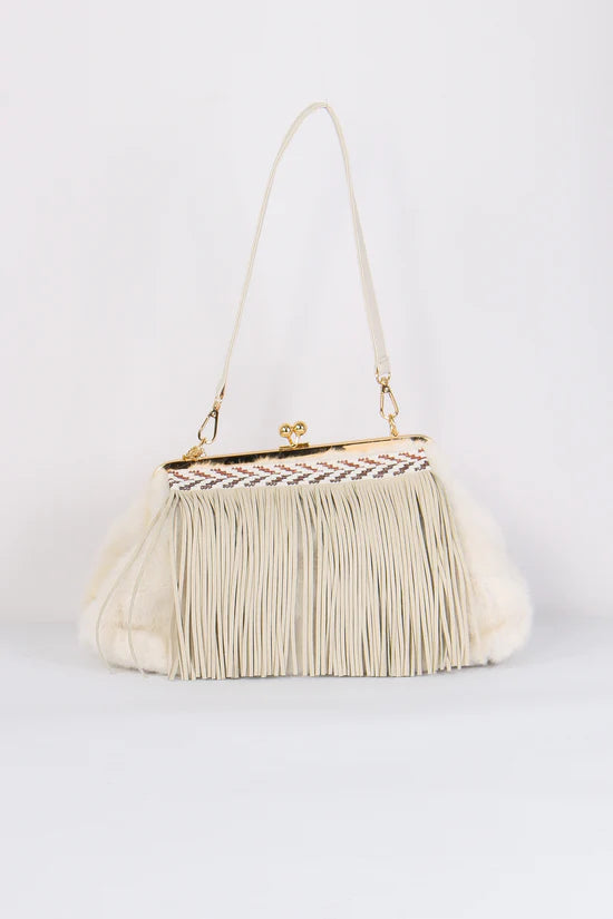 Clutch in Ecopelliccia e Frange PHO