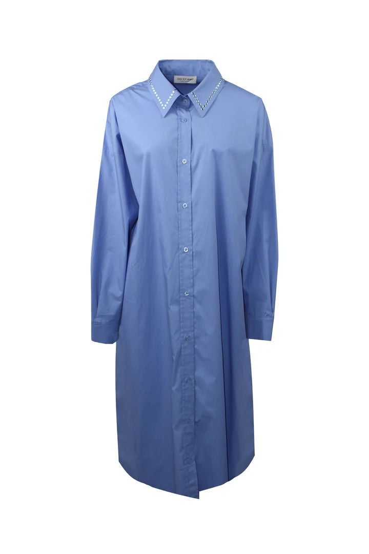 Nuova Collezione Abito chemisier in cotone dettaglio borchie ODI ET AMO