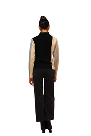Maglia misto cashmere ricamo fiore LAFTY LIE