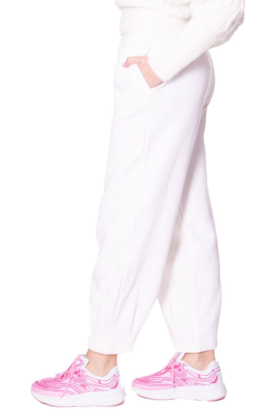 Pantalone di felpa bianco KOSTUMN 1