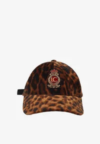Nuova Collezione Cappellino in tessuto stampa leopard LOLA CASADEMUNT