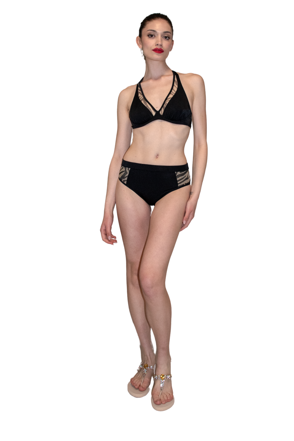 Costume bikini Vibes con ferretto dettaglio tulle GIADAMARINA