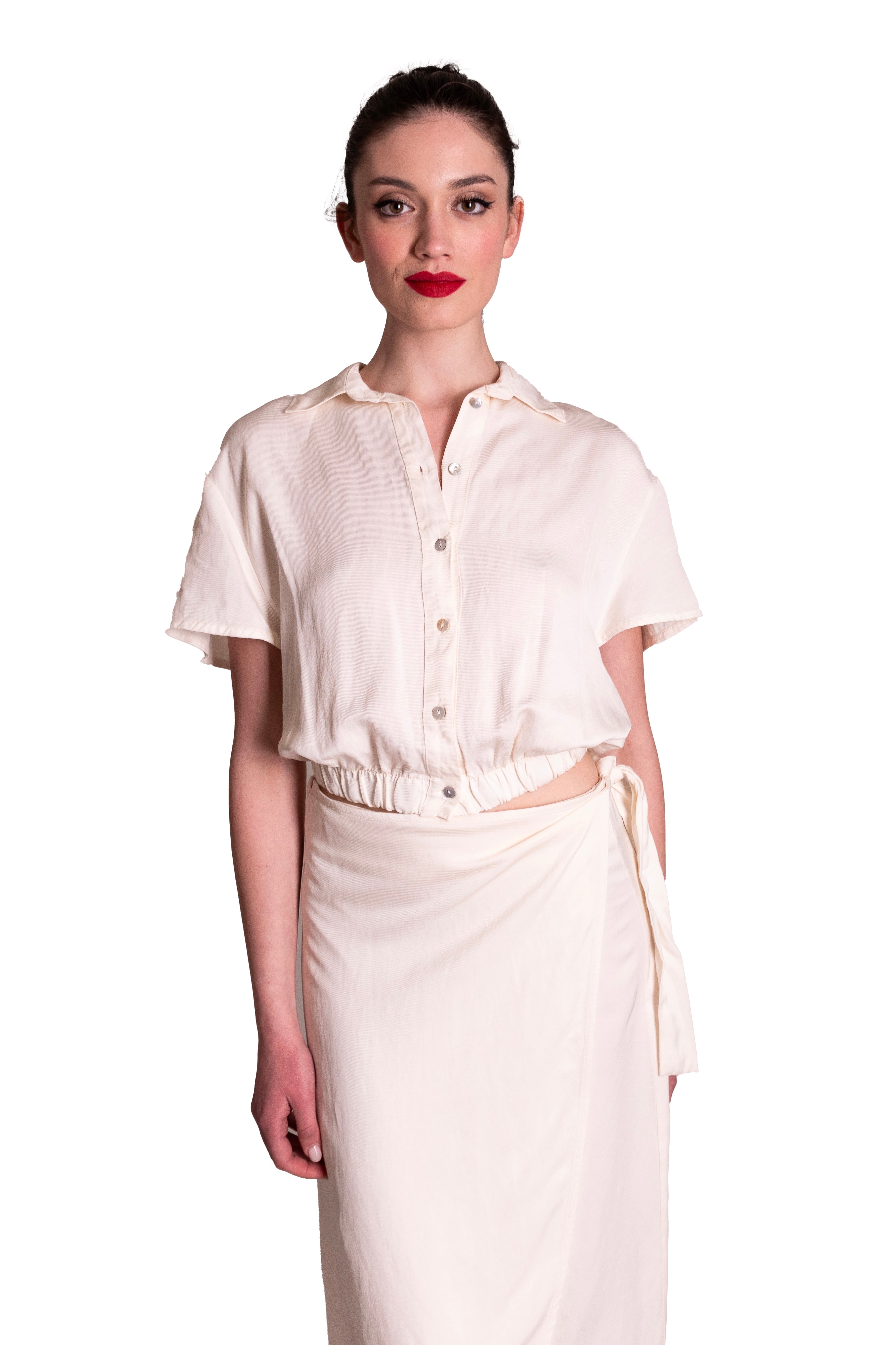 Camicia con elastico al fondo ANITIE'