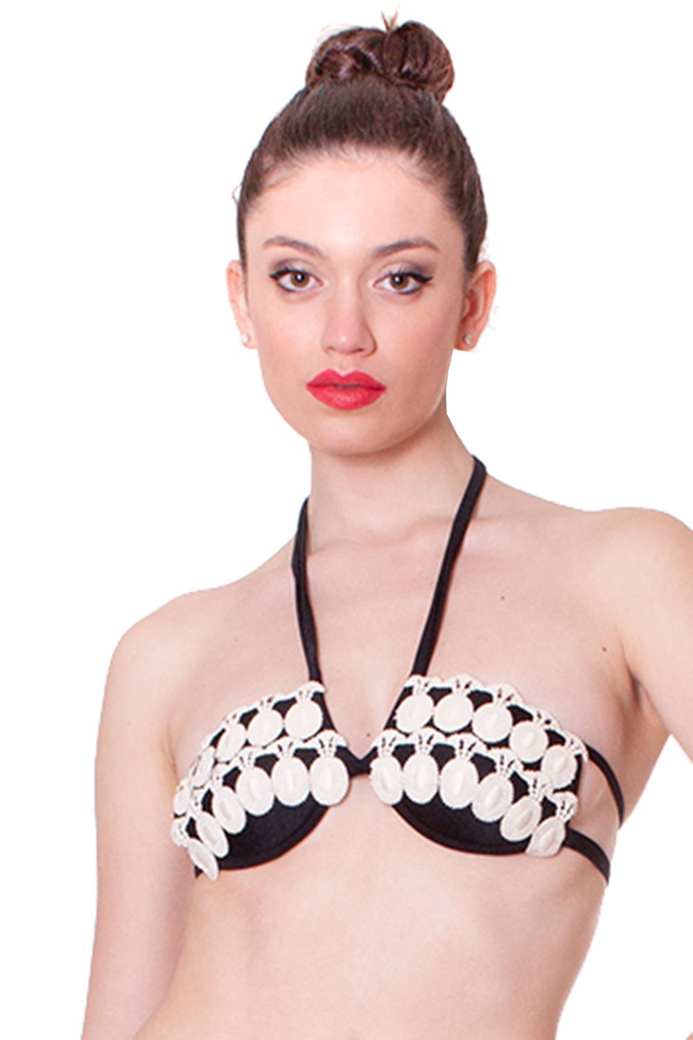 Costume Bikini In Microfibra Con Dettaglio Cammeo CLARA AESTAS