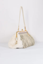 Clutch in Ecopelliccia e Frange PHO