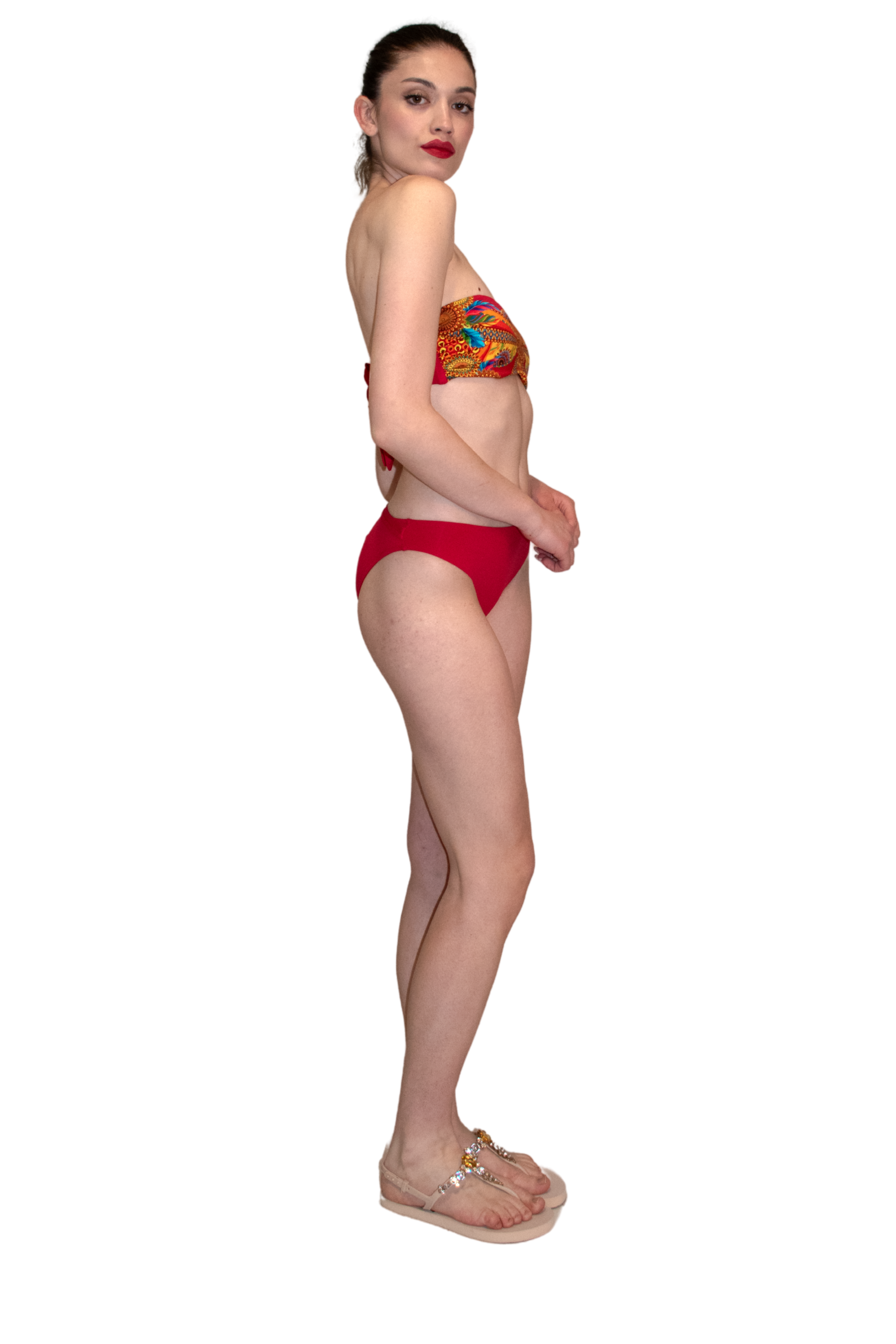 Costume bikini fascia senza ferretto stampa Rio de Janeiro GIADAMARINA