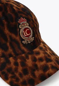 Nuova Collezione Cappellino in tessuto stampa leopard LOLA CASADEMUNT