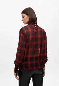 Nuova Collezione Camicia tartan con fiocco LOLA CASADEMUNT