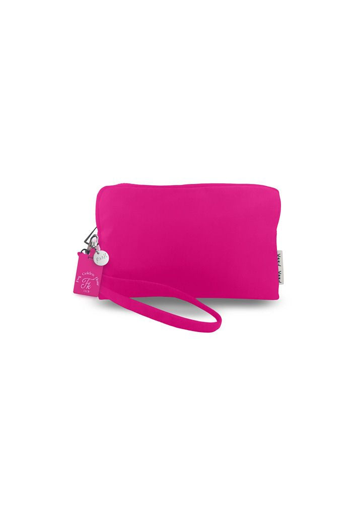 Pochette Di Nylon Con Zip fuxia F**K
