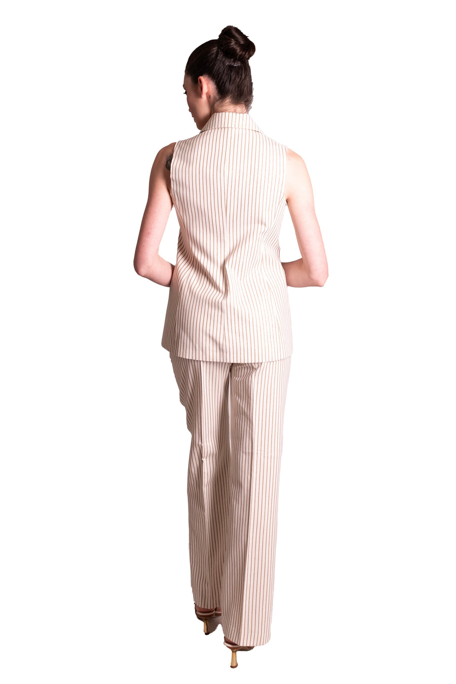 Gilet a Doppiopetto gessato lurex D19