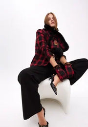Nuova Collezione Guanti in tessuto tartan LOLA CASADEMUNT