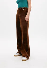 Nuova Collezione Pantaloni larghi in velluto stretch LOLA CASADEMUNT