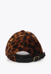 Nuova Collezione Cappellino in tessuto stampa leopard LOLA CASADEMUNT