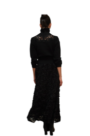 Gonnellone in tulle dettaglio rose PAPERLACE