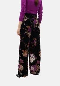 Pantaloni larghi in velluto fantasia LOLA CASADEMUNT