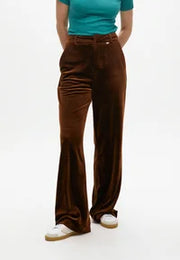Nuova Collezione Pantaloni larghi in velluto stretch LOLA CASADEMUNT