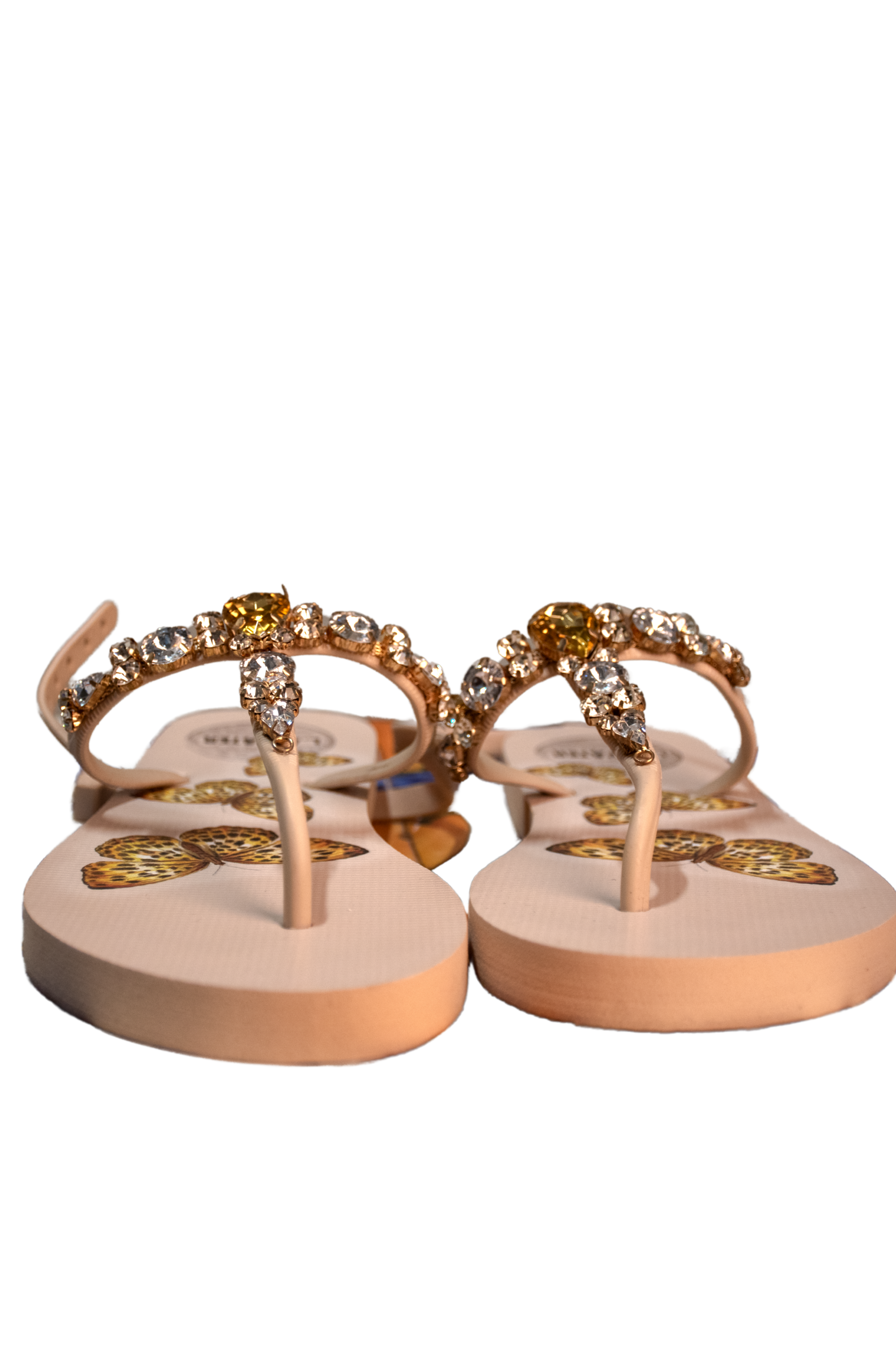 Ciabattine infradito di gomma stampa farfalle 1,5mm L.A.WATER